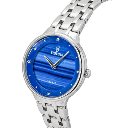 Orologio da donna Festina Mademoiselle in acciaio inossidabile con quadrante blu al quarzo F20600-A