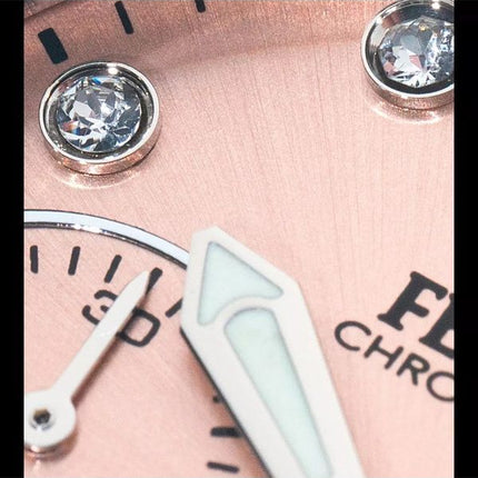 Festina Boyfriend Cronografo Cristallo Accents Quadrante Rosa Quarzo F20603-7 100M Orologio da Donna