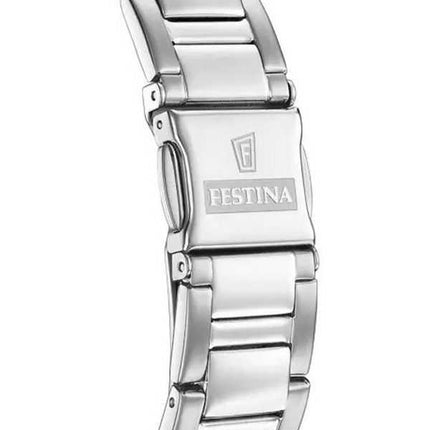 Festina Rainbow Chronograph Crystal Accents Acciaio Inox Quadrante Nero Quarzo F20606-3 100M Orologio da Donna