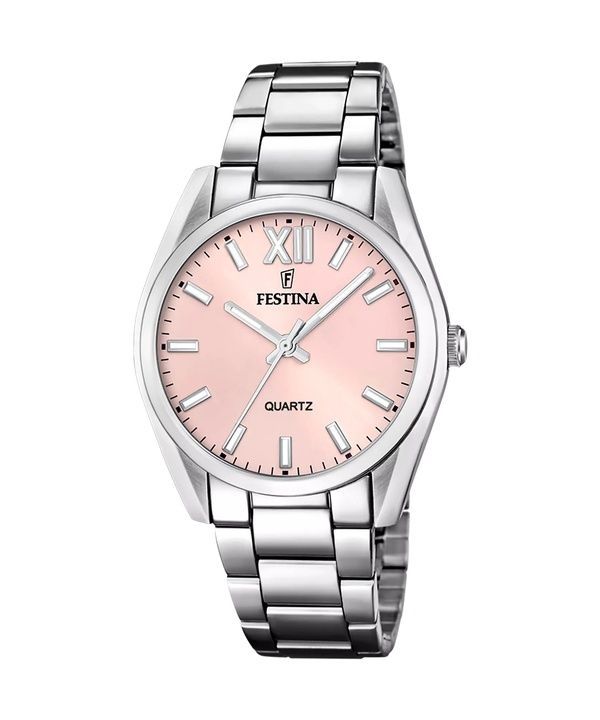 Orologio da donna Festina Alegria in acciaio inossidabile con quadrante rosa al quarzo F20622-2