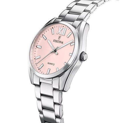 Orologio da donna Festina Alegria in acciaio inossidabile con quadrante rosa al quarzo F20622-2
