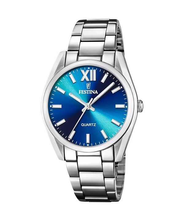Festina Alegria Orologio da donna in acciaio inossidabile con quadrante blu al quarzo F20622-I