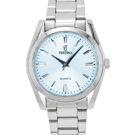 Orologio da donna Festina Boyfriend in acciaio inossidabile con quadrante turchese e movimento al quarzo, modello F20622-P