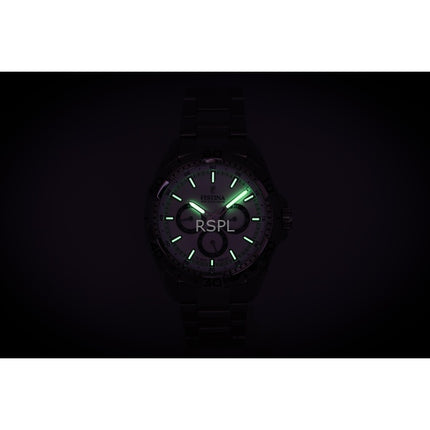 Orologio da uomo Festina in acciaio inossidabile multifunzione con quadrante bianco al quarzo F20623-1 100M