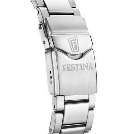 Festina The Originals Orologio da uomo in acciaio inossidabile con quadrante blu al quarzo subacqueo F20663-1 200M