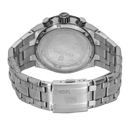 Festina Chrono Bike Cronografo in acciaio inossidabile con quadrante rosso al quarzo F20670-5 100M Orologio da uomo