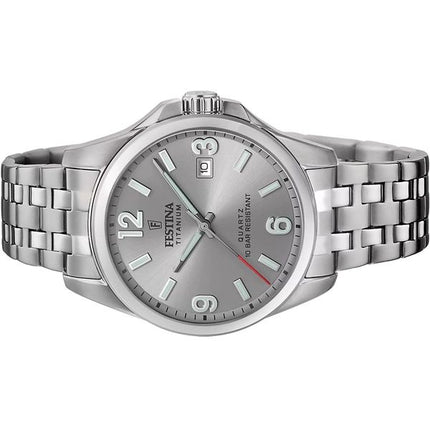Orologio da uomo Festina Titanium Grey Dial Quartz F20696-2 100M