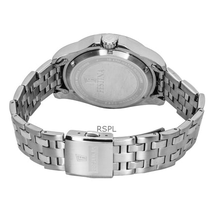 Orologio da uomo Festina Titanium Black Dial Quartz F20696-3 100M