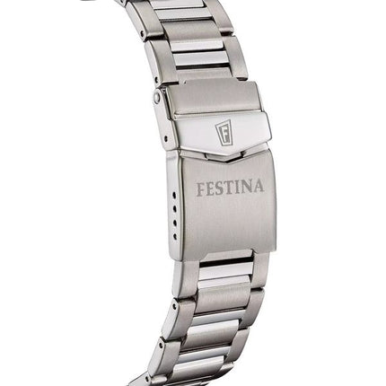 Orologio da uomo Festina Titanium Black Dial Quartz F20698-4 100M