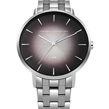 Orologio da uomo FCUK con quadrante grigio al quarzo in acciaio inossidabile FC1306TM