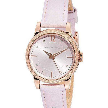 FCUK Crystal Accenti Orologio da donna al quarzo con cinturino in pelle FCS1006P
