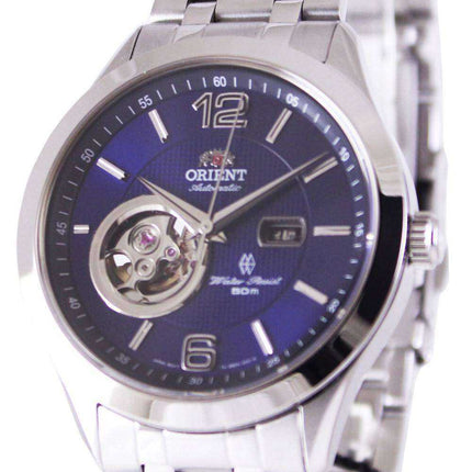 Orologio da uomo automatico semi scheletro blu quadrante FDB05001D