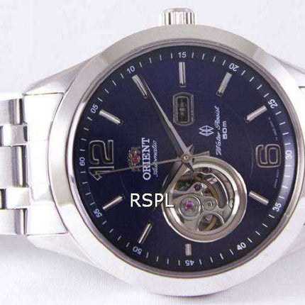 Orologio da uomo automatico semi scheletro blu quadrante FDB05001D