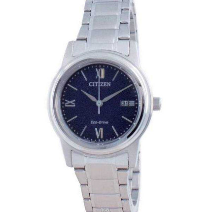 Orologio Citizen Classic Blue Dial in acciaio inossidabile Eco-Drive FE1220-89L 100M da donna