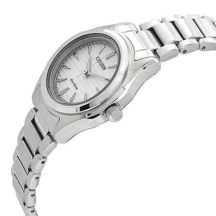 Orologio da donna Citizen Eco-Drive in acciaio inossidabile con quadrante argentato FE2110-81A 100M