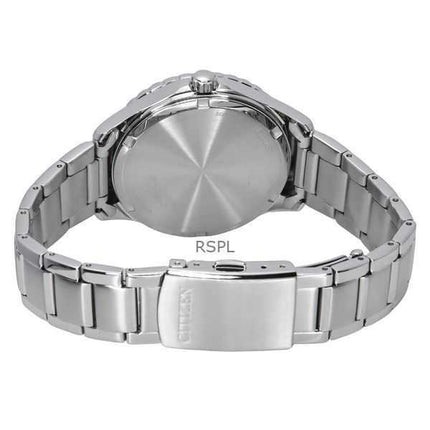 Orologio da donna Citizen Marine Eco-Drive Crystal Accents in acciaio inossidabile con quadrante verde FE6170-88L 100M