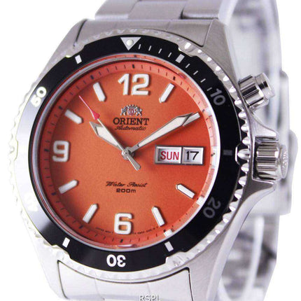 Orologio da uomo Orient Mako Automatic Diver's Orange Dial FEM65001MV