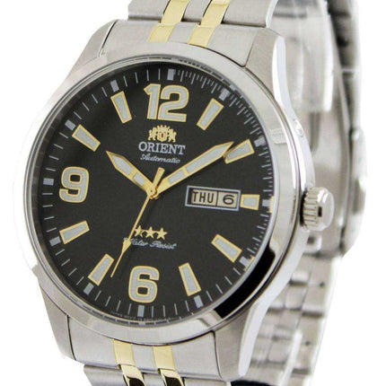 Orient Orologio da uomo automatico tre-stelle classico FEM7P007B