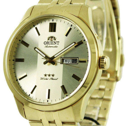 Orient Orologio da uomo automatico tre stelle FEM7P00AC