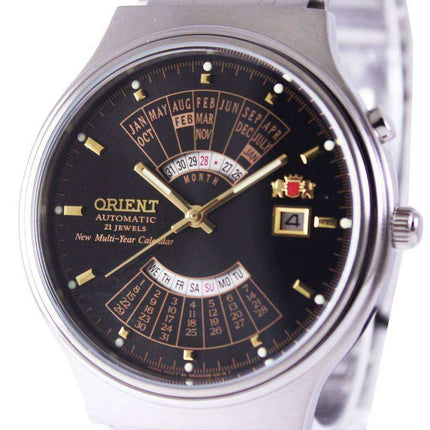 Orient Automatic 21 Jewels Multi Year Calendar FEU00002BW Orologio da uomo