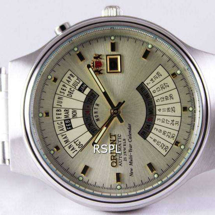 Orient Automatic 21 Jewels Multi Year Calendar FEU00002CW Orologio da uomo