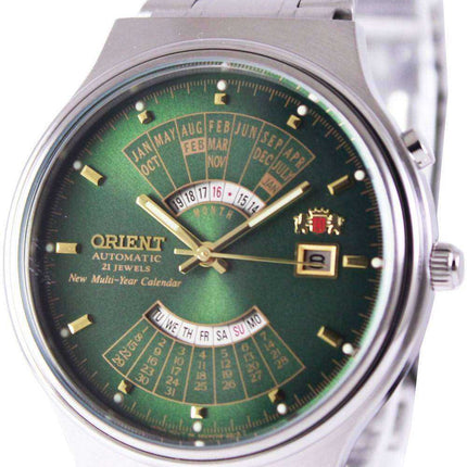 Orient Automatic 21 Jewels Multi Year Calendar FEU00002FW Orologio da uomo