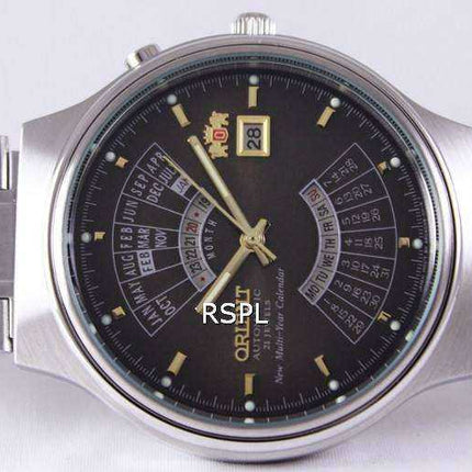 Orient Automatic 21 Jewels Multi Year Calendar FEU00002TW Orologio da uomo