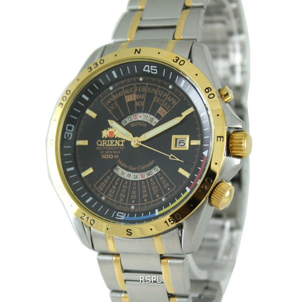 Orient Orologio perpetuo automatico FEU03001BW Orologio da uomo