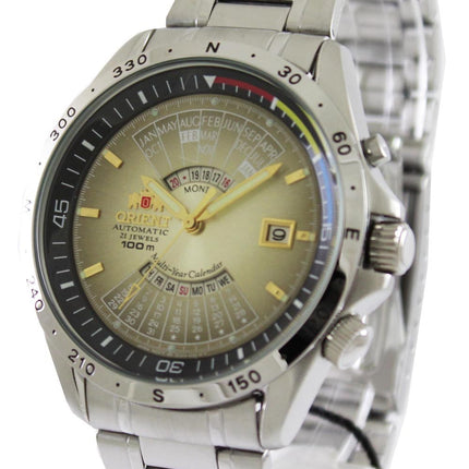 Orient Automatic 21 Jewels Multiyear Calendar FEU03002U