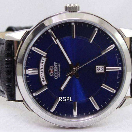 Orologio da uomo Orient Classic Automatic con quadrante blu FEV0U003D