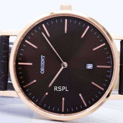 Orologio da uomo Orient Slim Collection Minimalist Quartz FGW05001T