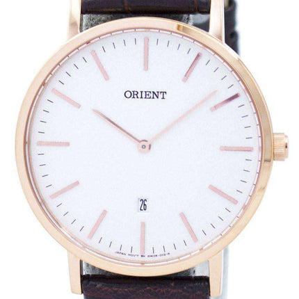 Orologio da uomo Orient Slim Collection Minimalist Quartz FGW05002W