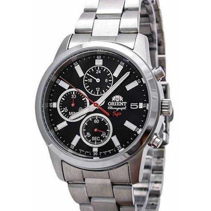 Orologio da uomo Orient SP Chronograph quadrante nero al quarzo FKU00002B0