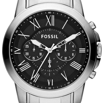 Orologio da uomo Fossil Grant Chronograph Black Dial FS4736