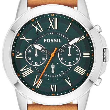 Orologio da uomo Fossil Grant Chronograph Tan Leather FS4918