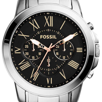 Orologio da uomo Fossil Grant Chronograph Black Dial FS4994