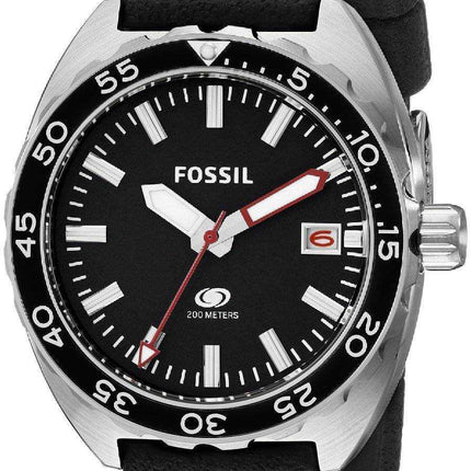 Orologio da uomo al quarzo con quadrante nero in silicone con quadrante nero