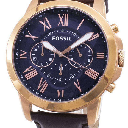 Orologio da uomo Fossil Grant Chronograph Rose Gold-Tone FS5068