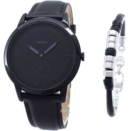 Fossil The Minimalist-Mono Quartz FS5500SET - Orologio da uomo