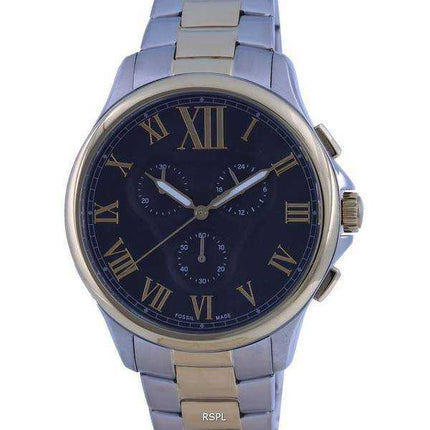 Orologio da uomo Fossil Monty Chronograph Two Tone in acciaio inossidabile al quarzo FS5636