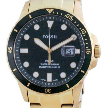 Orologio da uomo Fossil FB-01 quadrante verde in acciaio inossidabile al quarzo FS5658 100M