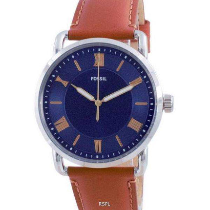 Orologio da uomo Fossil Copeland quadrante blu analogico al quarzo FS5661