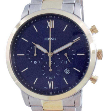 Orologio da uomo Fossil Neutra quadrante blu in acciaio inossidabile con cronografo al quarzo FS5706