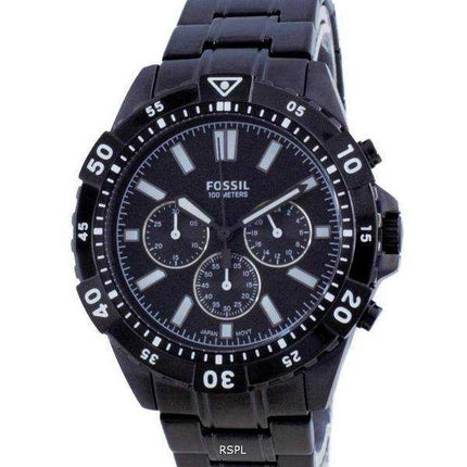 Orologio da uomo Fossil Garrett in acciaio inossidabile con cronografo al quarzo FS5773 100M