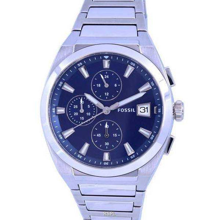 Orologio da uomo Fossil Everett con cronografo automatico in acciaio inossidabile FS5795