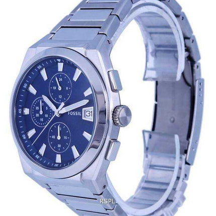 Orologio da uomo Fossil Everett con cronografo automatico in acciaio inossidabile FS5795