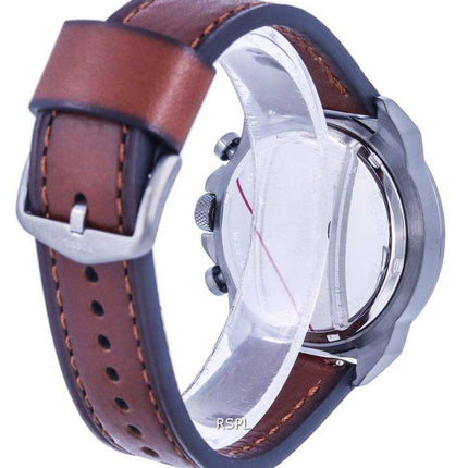 Orologio da uomo Fossil Bronson cronografo in pelle quadrante grigio quarzo FS5855