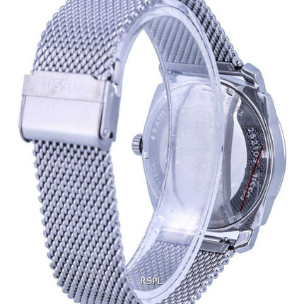 Orologio da uomo Fossil Machine in acciaio inossidabile con quadrante nero al quarzo FS5883