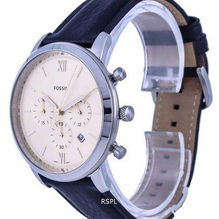 Orologio da uomo Fossil Neutra Chronograph Leather Cream Dial Quartz FS5885 da uomo