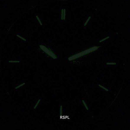 Orologio da uomo Fossil Neutra minimalista cronografo in acciaio inossidabile con quadrante rosso al quarzo FS5887